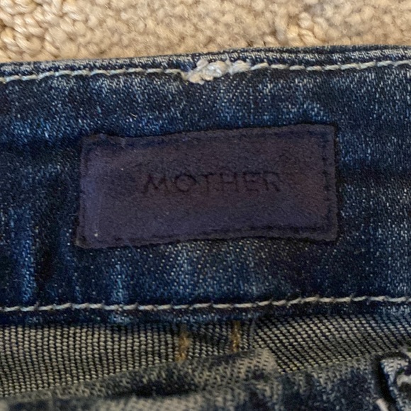 MOTHER HIGH WAISTED LOOKER ANKLE FRAY - Picture 2 of 7